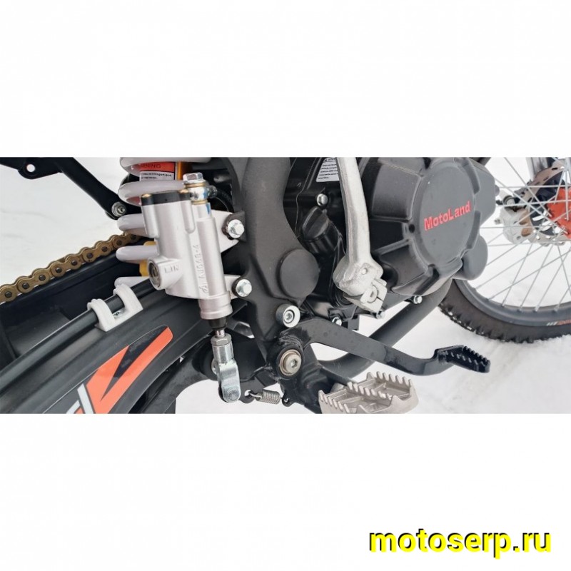 Купить  Мотоцикл Кросс/Эндуро Motoland 250 CRF (спортинв), 21/18,  250сс, 172FMM, 4 такт.,5 перед.,диск. торм. оранжевый (шт) (ML 19907 купить с доставкой по Москве и России, цена, технические характеристики, комплектация фото  - motoserp.ru