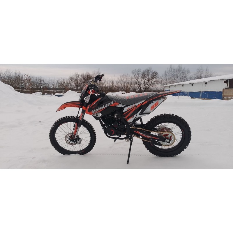 Купить  Мотоцикл Кросс/Эндуро Motoland 250 CRF Выпуск 2023г. (спортинв), 21/18,  250сс, 172FMM, 4 такт.,5 перед.,диск. торм. оранжевый (шт) (ML 19907   (0 купить с доставкой по Москве и России, цена, технические характеристики, комплектация фото  - motoserp.ru