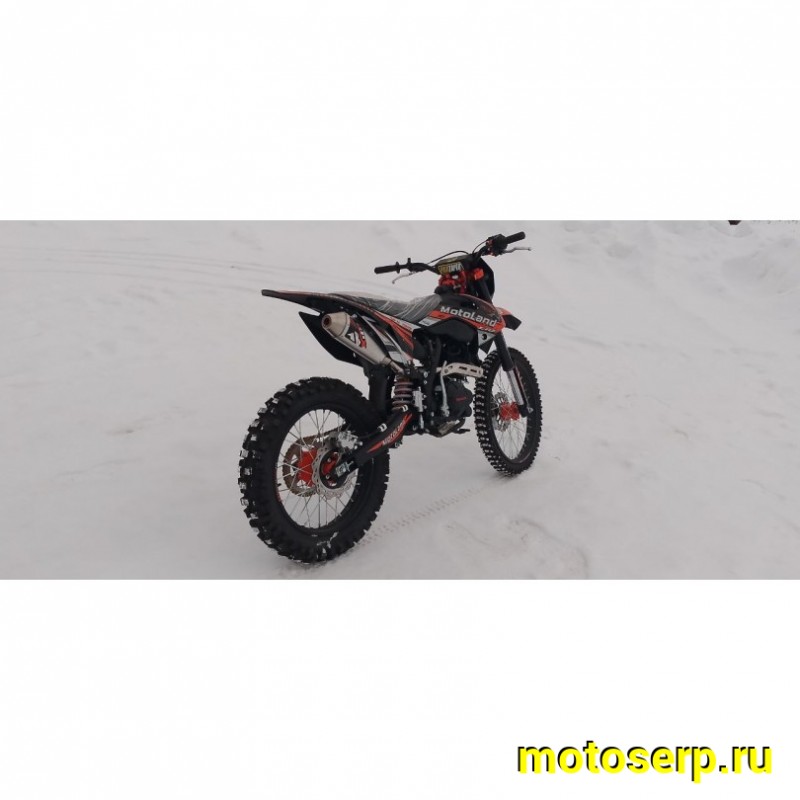 Купить  Мотоцикл Кросс/Эндуро Motoland 250 CRF (спортинв), 21/18,  250сс, 172FMM, 4 такт.,5 перед.,диск. торм. оранжевый (шт) (ML 19907 купить с доставкой по Москве и России, цена, технические характеристики, комплектация фото  - motoserp.ru