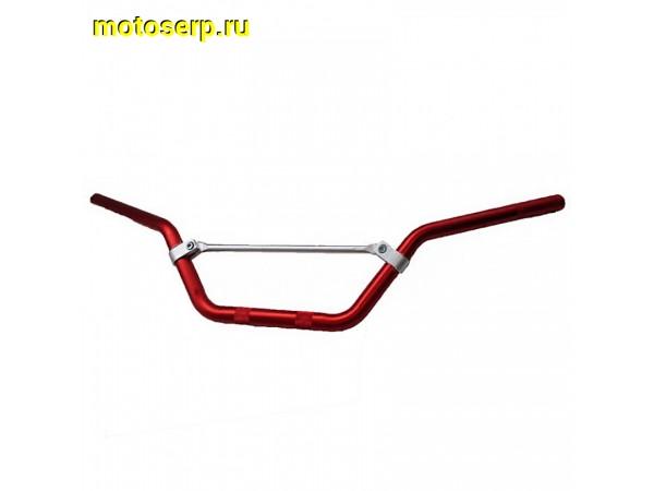 Купить  Руль 22мм #3 с перекладиной красный (шт) (ML 09332 купить с доставкой по Москве и России, цена, технические характеристики, комплектация фото  - motoserp.ru