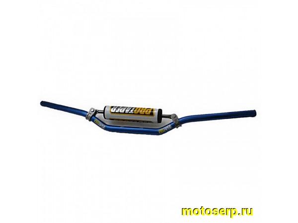 Купить  Руль 22мм #1 с перекладиной+защита синий (шт) (ML 11631  купить с доставкой по Москве и России, цена, технические характеристики, комплектация фото  - motoserp.ru