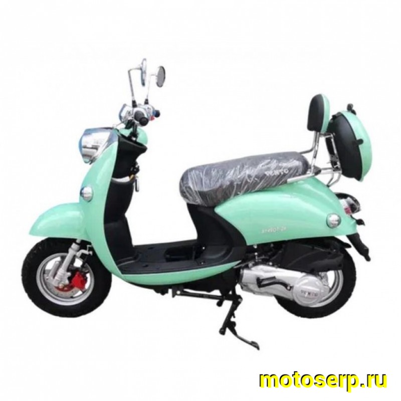 Купить  Скутер VMC RETRO с кофром (Венто Ретро) 50cc; 1,5 местный, 4Т, возд. охлажд., диск/барабан, кол. 10"/10"(шт) 01500 (Vento  купить с доставкой по Москве и России, цена, технические характеристики, комплектация фото  - motoserp.ru