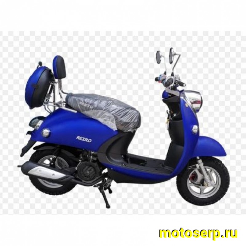 Купить  Скутер VMC RETRO с кофром (Венто Ретро) 50cc; 1,5 местный, 4Т, возд. охлажд., диск/барабан, кол. 10"/10"(шт) 01500 (Vento  купить с доставкой по Москве и России, цена, технические характеристики, комплектация фото  - motoserp.ru
