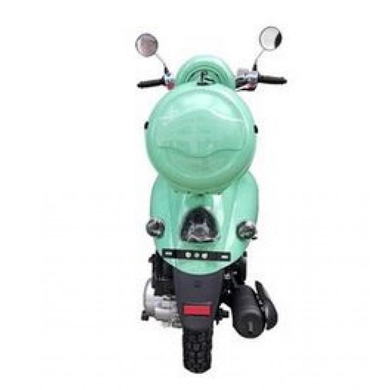 Купить  Скутер VMC RETRO с кофром (Венто Ретро) 50cc; 1,5 местный, 4Т, возд. охлажд., диск/барабан, кол. 10"/10"(шт) 01500 (Vento  купить с доставкой по Москве и России, цена, технические характеристики, комплектация фото  - motoserp.ru