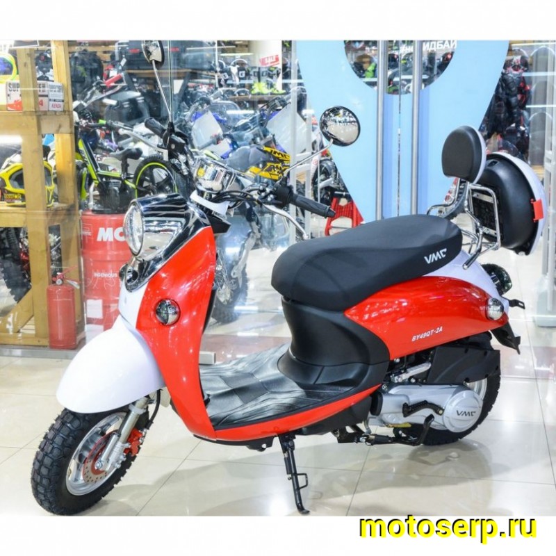 Купить  Скутер VMC RETRO с кофром (Венто Ретро) 50cc; 1,5 местный, 4Т, возд. охлажд., диск/барабан, кол. 10"/10"(шт) 01500 (Vento  купить с доставкой по Москве и России, цена, технические характеристики, комплектация фото  - motoserp.ru