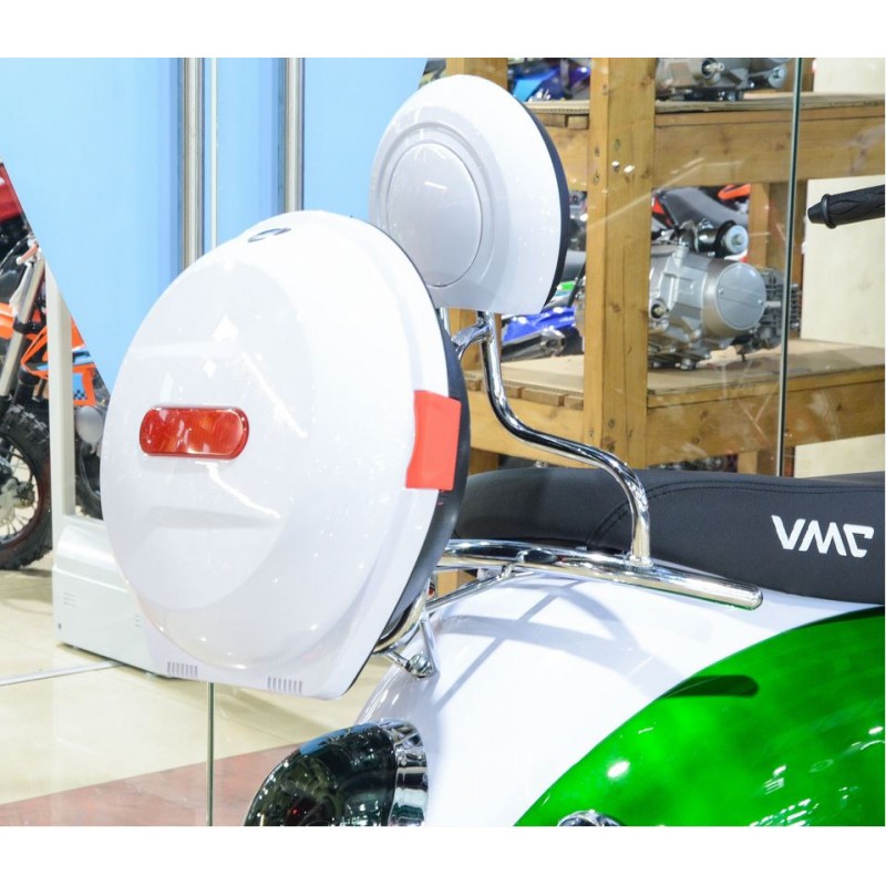 Купить  Скутер VMC RETRO с кофром (Венто Ретро) 50cc; 1,5 местный, 4Т, возд. охлажд., диск/барабан, кол. 10"/10"(шт) 01500 (Vento  купить с доставкой по Москве и России, цена, технические характеристики, комплектация фото  - motoserp.ru