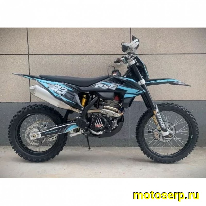 Купить  Мотоцикл Кросс/Эндуро BSE T8 Neon Blue (шт) (ФОТО купить с доставкой по Москве и России, цена, технические характеристики, комплектация фото  - motoserp.ru