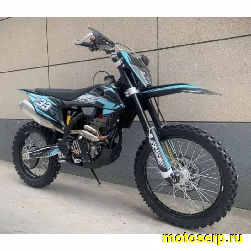Купить  Мотоцикл Кросс/Эндуро BSE T8 Neon Blue (шт) (ФОТО купить с доставкой по Москве и России, цена, технические характеристики, комплектация фото  - motoserp.ru