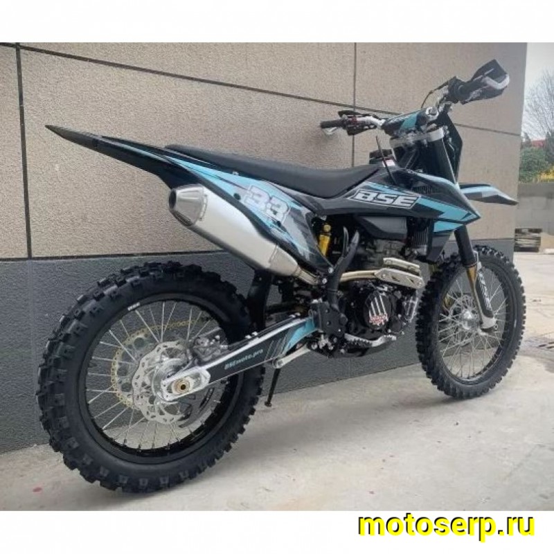 Купить  Мотоцикл Кросс/Эндуро BSE T8 Neon Blue (шт) (ФОТО купить с доставкой по Москве и России, цена, технические характеристики, комплектация фото  - motoserp.ru