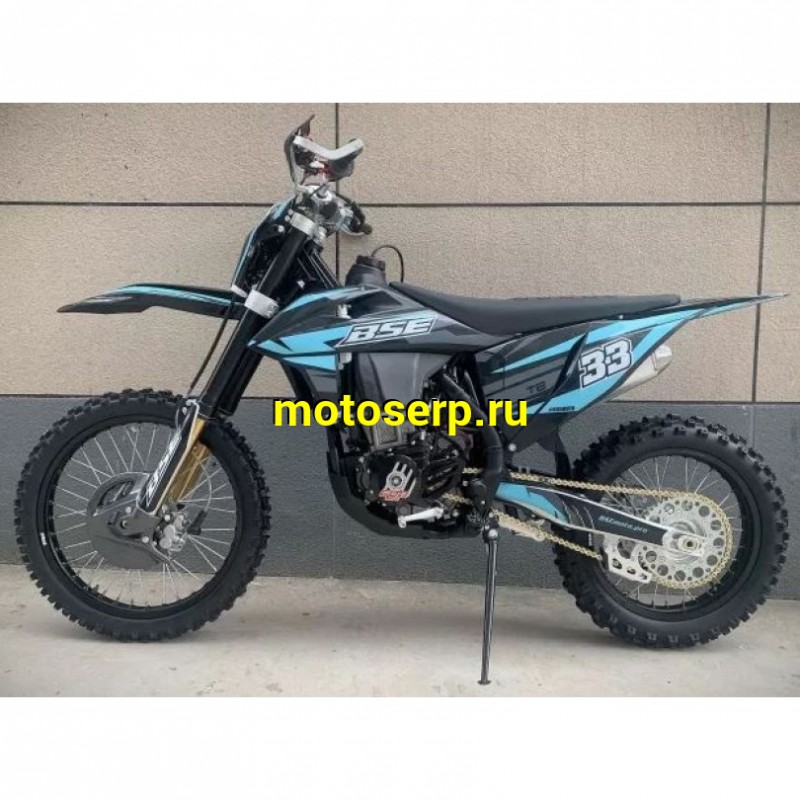 Купить  Мотоцикл Кросс/Эндуро BSE T8 Neon Blue (шт) (ФОТО купить с доставкой по Москве и России, цена, технические характеристики, комплектация фото  - motoserp.ru