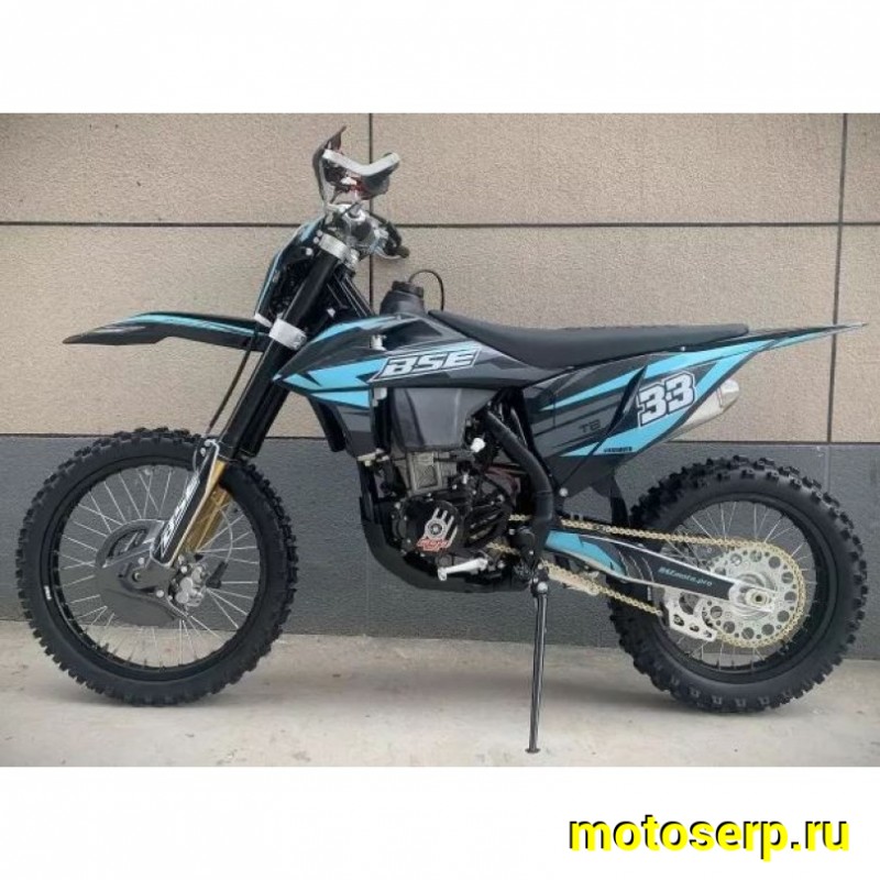 Купить  Мотоцикл Кросс/Эндуро BSE T8 Neon Blue (шт) (ФОТО купить с доставкой по Москве и России, цена, технические характеристики, комплектация фото  - motoserp.ru