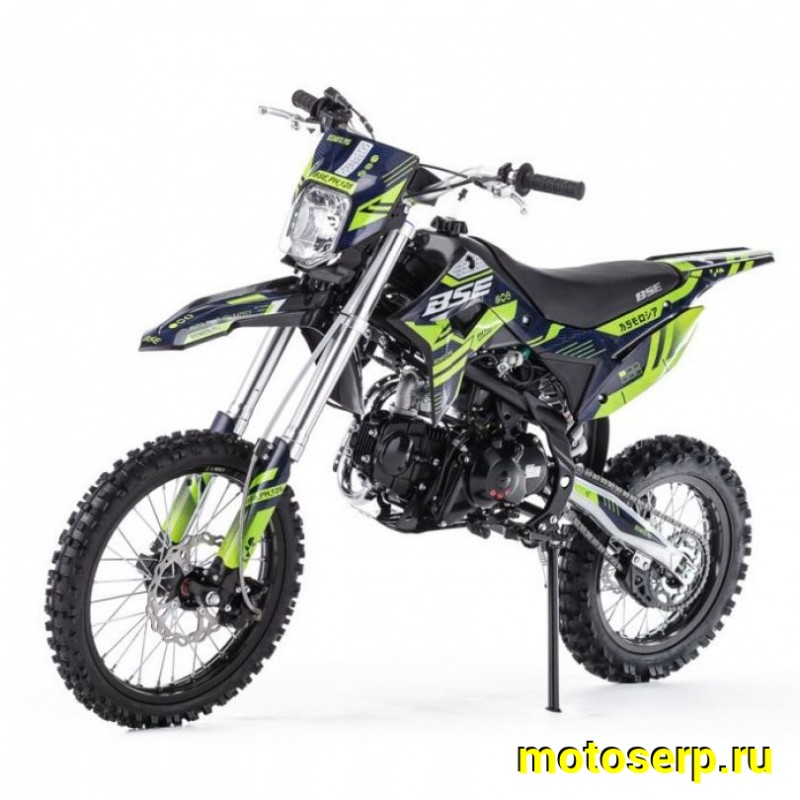 Купить  Питбайк BSE PH 125 AK47 Green 17/14", Мех, эл.ст (шт) купить с доставкой по Москве и России, цена, технические характеристики, комплектация фото  - motoserp.ru