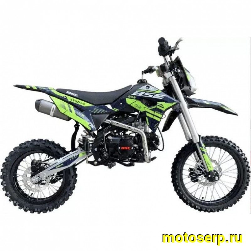 Купить  Питбайк BSE PH 125 AK47 Green 17/14", Мех, эл.ст (шт) купить с доставкой по Москве и России, цена, технические характеристики, комплектация фото  - motoserp.ru