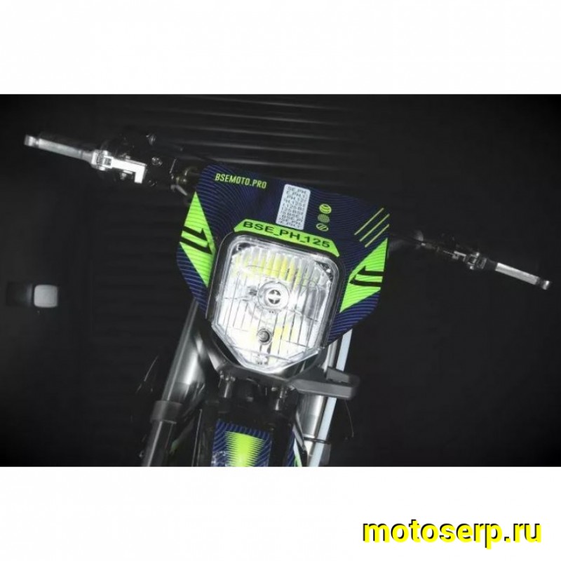 Купить  Питбайк BSE PH 125 AK47 Green 17/14", Мех, эл.ст (шт) купить с доставкой по Москве и России, цена, технические характеристики, комплектация фото  - motoserp.ru