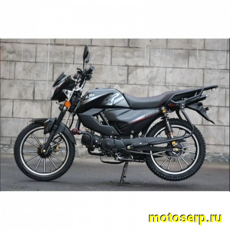 Купить  Мопед Millenium Alpha RS12M Champ  4Т; 50cc; колеса 17"литые; 4пер, эл. старт; бак 12л, легкая усиленная рама (шт) 01250 (ТехМаркет (ФОТО купить с доставкой по Москве и России, цена, технические характеристики, комплектация фото  - motoserp.ru