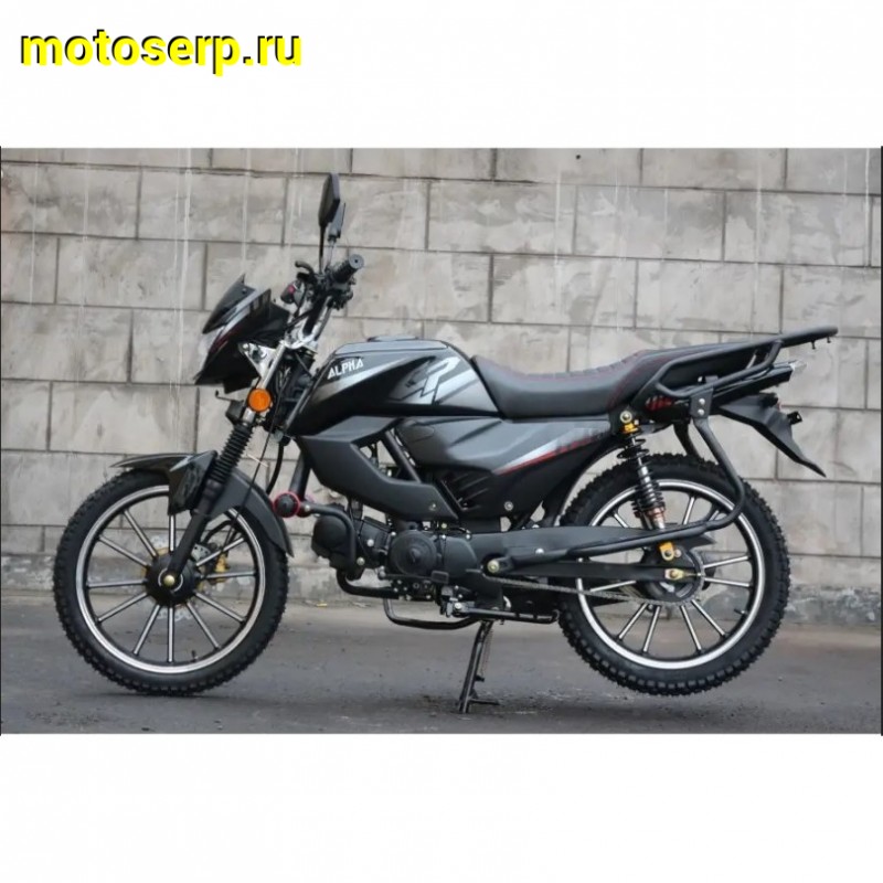 Купить  Мопед Millenium Alpha RS12M Champ  4Т; 50cc; колеса 17"литые; 4пер, эл. старт; бак 12л, легкая усиленная рама (шт) 01250 (ТехМаркет (ФОТО купить с доставкой по Москве и России, цена, технические характеристики, комплектация фото  - motoserp.ru