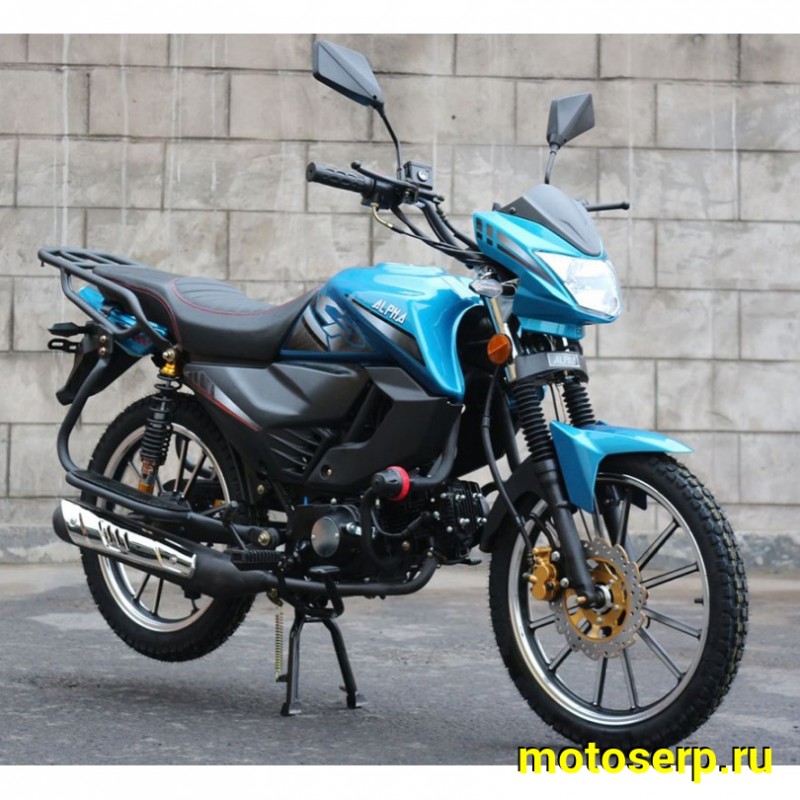 Купить  Мопед Millenium Alpha RS12M Champ  4Т; 50cc; колеса 17"литые; 4пер, эл. старт; бак 12л, легкая усиленная рама (шт) 01250 (ТехМаркет (ФОТО купить с доставкой по Москве и России, цена, технические характеристики, комплектация фото  - motoserp.ru