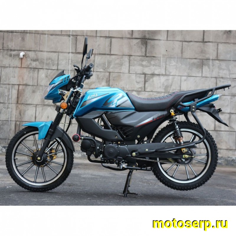 Купить  Мопед Millenium Alpha RS12M Champ  4Т; 50cc; колеса 17"литые; 4пер, эл. старт; бак 12л, легкая усиленная рама (шт) 01250 (ТехМаркет (ФОТО купить с доставкой по Москве и России, цена, технические характеристики, комплектация фото  - motoserp.ru