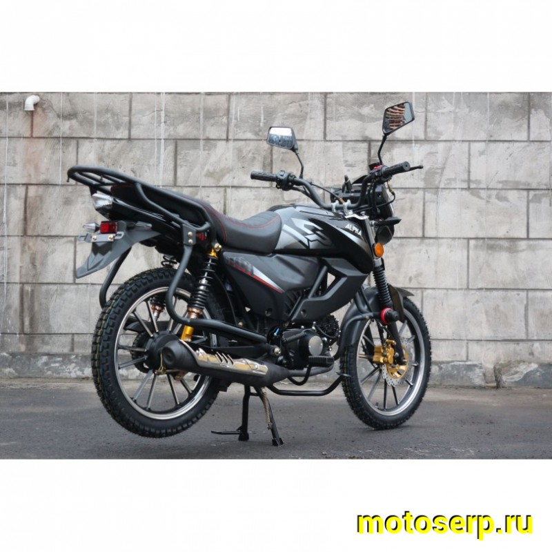 Купить  Мопед Millenium Alpha RS12M Champ  4Т; 50cc; колеса 17"литые; 4пер, эл. старт; бак 12л, легкая усиленная рама (шт) 01250 (ТехМаркет (ФОТО купить с доставкой по Москве и России, цена, технические характеристики, комплектация фото  - motoserp.ru