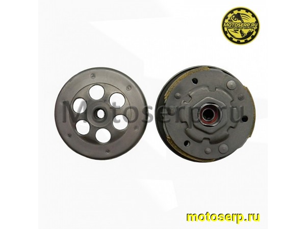 Купить  Сцепление центробежное в сб. (вариатор задний) Yamaha BWS100 и др SEE (щека D-119mm, барабан-112mm, 16 зуб.) (шт) (К-дар 2101223 купить с доставкой по Москве и России, цена, технические характеристики, комплектация фото  - motoserp.ru