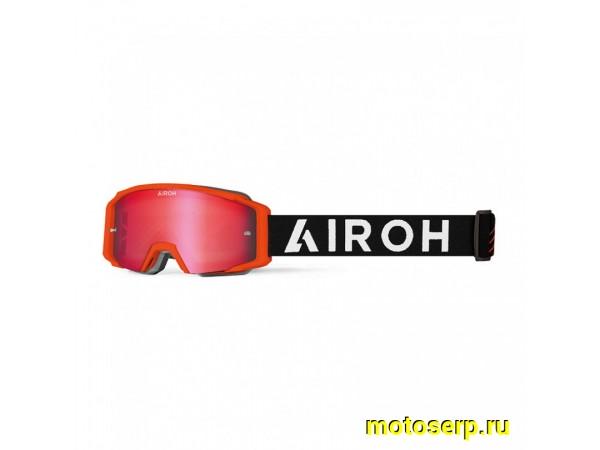 Купить  Очки мото Кросс AIROH GOGGLE BLAST XR1 GBXR132 ORANGE MATT (оранжевый матовый) (шт) (AIROH GBXR купить с доставкой по Москве и России, цена, технические характеристики, комплектация фото  - motoserp.ru