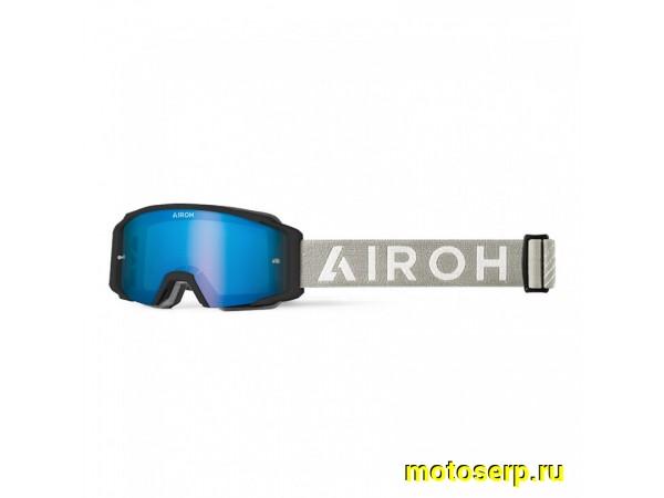 Купить  Очки мото Кросс AIROH GOGGLE BLAST XR1 GBXR111 BLACK MATT (черный матовый) (шт) (AIROH GBXR купить с доставкой по Москве и России, цена, технические характеристики, комплектация фото  - motoserp.ru