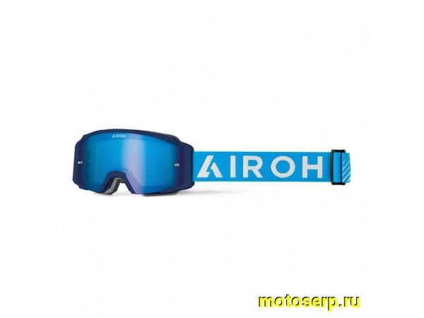 Купить  Очки мото Кросс AIROH GOGGLE BLAST XR1 GBXR119 BLUE MATT (синий матовый) (шт) (AIROH GBXR купить с доставкой по Москве и России, цена, технические характеристики, комплектация фото  - motoserp.ru