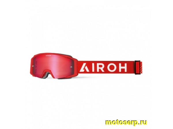 Купить  Очки мото Кросс AIROH GOGGLE BLAST XR1 GBXR108 RED MATT (красный матовый) (шт) (AIROH GBXR купить с доставкой по Москве и России, цена, технические характеристики, комплектация фото  - motoserp.ru