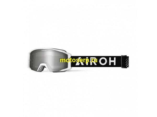 Купить  Очки мото Кросс AIROH GOGGLE BLAST XR1 GBXR114 WHITE MATT (белый матовый) (шт) (AIROH GBXR купить с доставкой по Москве и России, цена, технические характеристики, комплектация фото  - motoserp.ru
