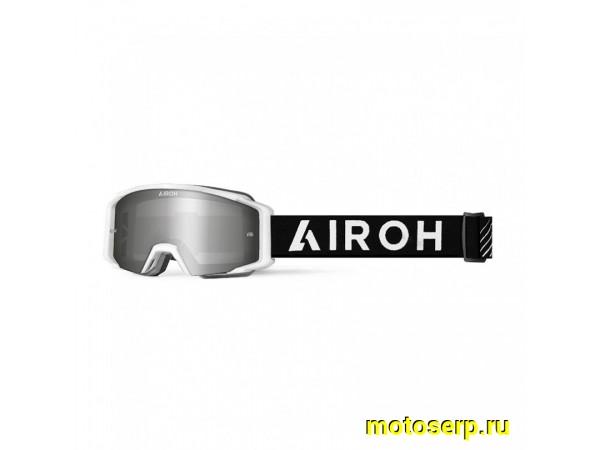 Купить  Очки мото Кросс AIROH GOGGLE BLAST XR1 GBXR114 WHITE MATT (белый матовый) (шт) (AIROH GBXR купить с доставкой по Москве и России, цена, технические характеристики, комплектация фото  - motoserp.ru