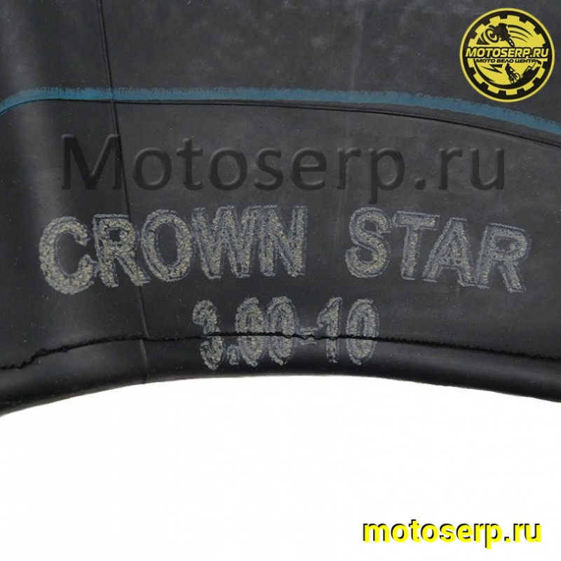 Купить  Камера  10"  (3.00-10) Скутер (кривой сосок) Crown Star  (шт) (К-дар 2303222 купить с доставкой по Москве и России, цена, технические характеристики, комплектация фото  - motoserp.ru