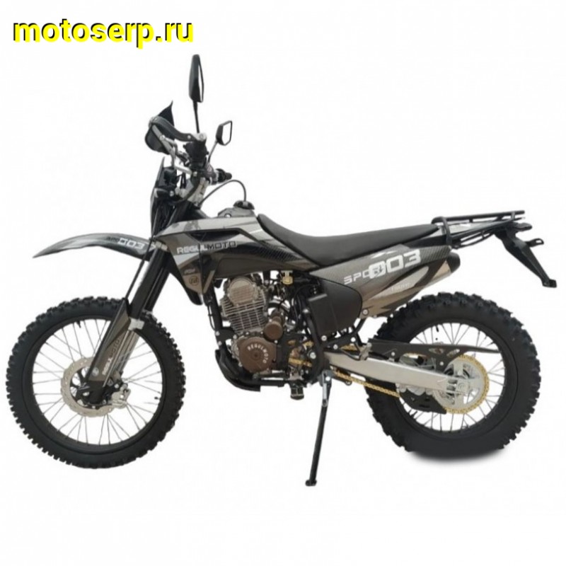 Купить  ====Мотоцикл Кросс/Эндуро Regulmoto Sport-003 PR PRO (4 valves) 5пер. Черный  300сс (ЭПТС) 21/18, ZS175FMM-5, возд.охл.,диск/диск,(шт) купить с доставкой по Москве и России, цена, технические характеристики, комплектация фото  - motoserp.ru