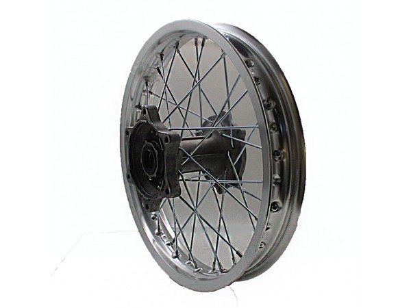 Купить  Колесо 16" заднее (диск колеса) спицованное 1.85-16" (ось 25мм) BSE J1, J2 и др. (шт) (Велос 30.409.1020 купить с доставкой по Москве и России, цена, технические характеристики, комплектация фото  - motoserp.ru