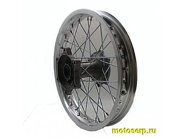 Купить  Колесо 16" заднее (диск колеса) спицованное 1.85-16" (ось 25мм) BSE J1, J2 и др. (шт) (Велос 30.409.1020 купить с доставкой по Москве и России, цена, технические характеристики, комплектация фото  - motoserp.ru