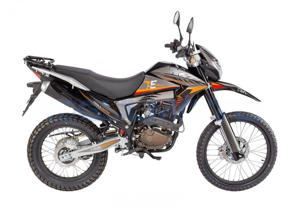 Купить  Мотоцикл внедорожный Regulmoto TE-300 (Tour Enduro) PR Черный/ оранжевый (ЭПТС), Тур-эндуро 21/18, 172FMM + баланс. вал, 4T, 300cc, 6КПП, (шт) купить с доставкой по Москве и России, цена, технические характеристики, комплектация фото  - motoserp.ru