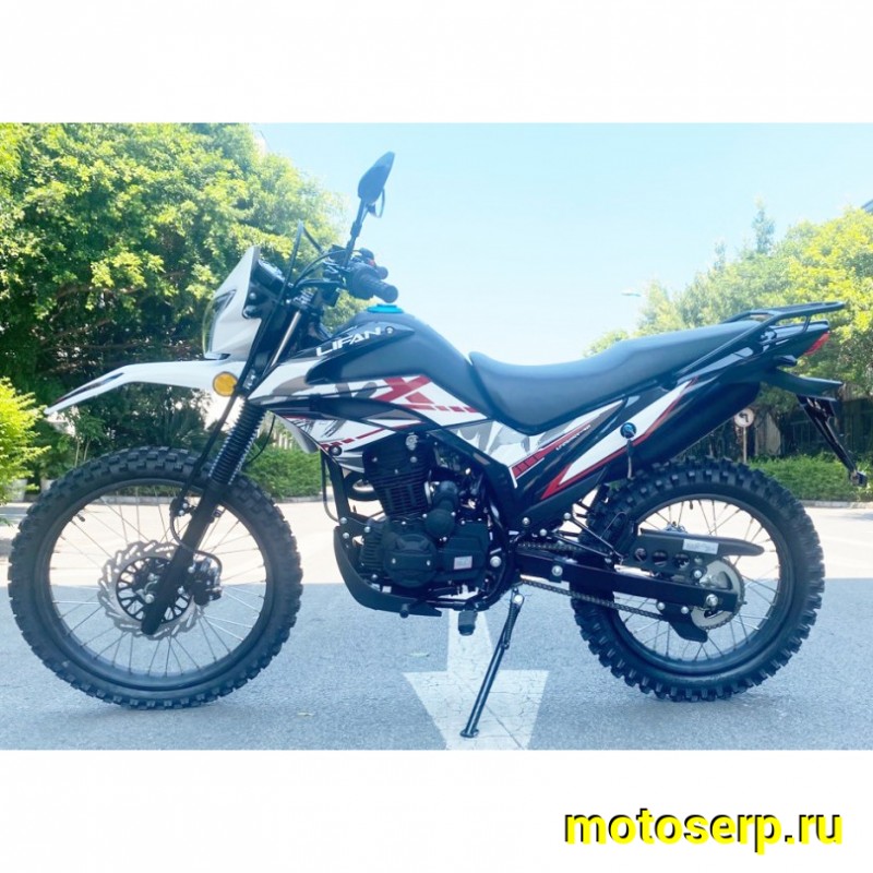 Купить  ====Мотоцикл внедорожный Lifan LF250GY-4D черно-белый (шт) (UM (ФОТО купить с доставкой по Москве и России, цена, технические характеристики, комплектация фото  - motoserp.ru
