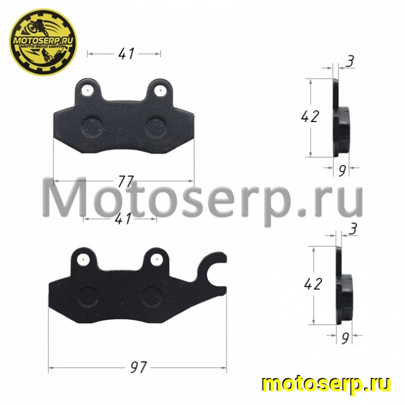 Купить  Колодки тормозные диск ATV 500K, 500GT, Z50R, Volcan, Boxer50 JW7131807 (с слевым ухом) (пар) (MM 97998 (MM 37661 (MP 9060-080910 (MM 97275 купить с доставкой по Москве и России, цена, технические характеристики, комплектация фото  - motoserp.ru