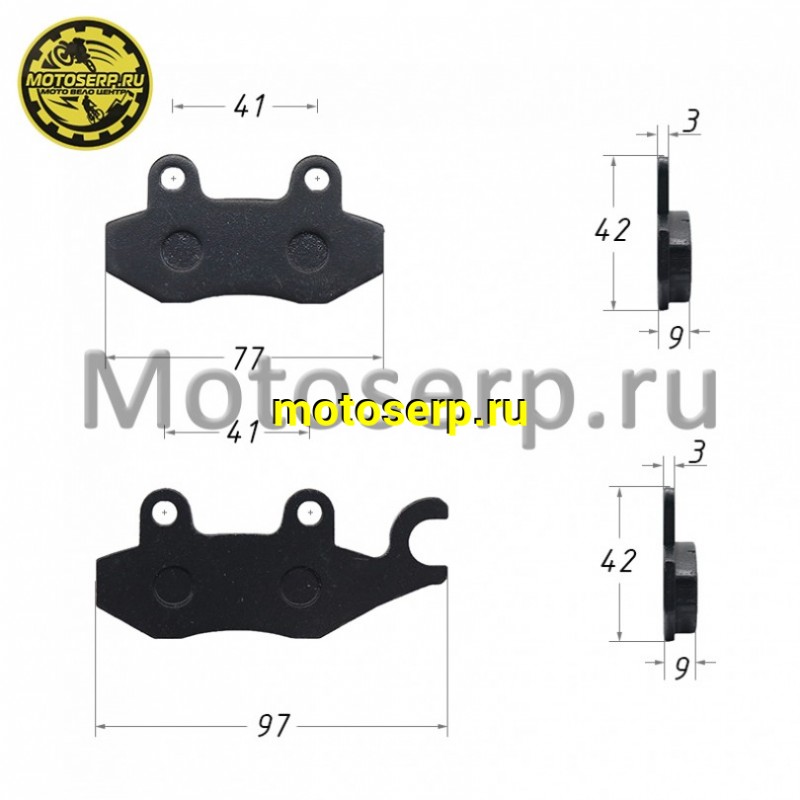 Купить  Колодки тормозные диск ATV 500K, 500GT, Z50R, Volcan, Boxer50 JW7131807  (пар) (MM 97998 (MM 37661 (MP 9060-080910 (MM 97275 купить с доставкой по Москве и России, цена, технические характеристики, комплектация фото  - motoserp.ru