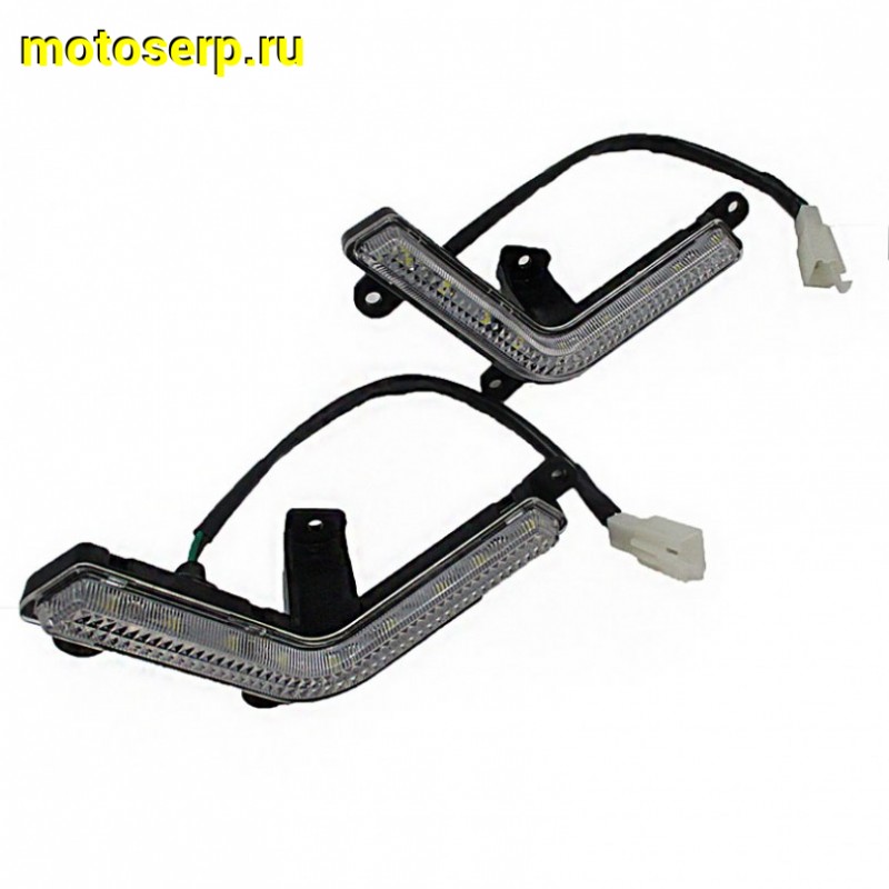 Купить  Поворотник передний YACOTA WARRIOR 200 PRO/ALL ROAD X/TaoTao Warrior 200 LUX левый (реснички) (пар)  (ТехМаркет купить с доставкой по Москве и России, цена, технические характеристики, комплектация фото  - motoserp.ru