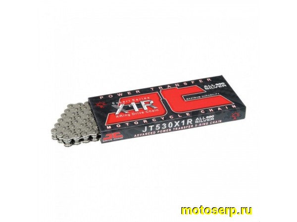 Купить  Цепь приводная (530x124) JTC 530X1R X-ring 124 JTC530X1R124RL (шт) JP купить с доставкой по Москве и России, цена, технические характеристики, комплектация фото  - motoserp.ru