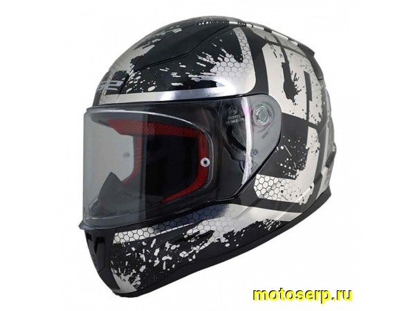 Купить  Шлем закрытый LS2 FF353 RAPID SPY MATT BLASK SILVER (M) интеграл (шт) (LS2 купить с доставкой по Москве и России, цена, технические характеристики, комплектация фото  - motoserp.ru