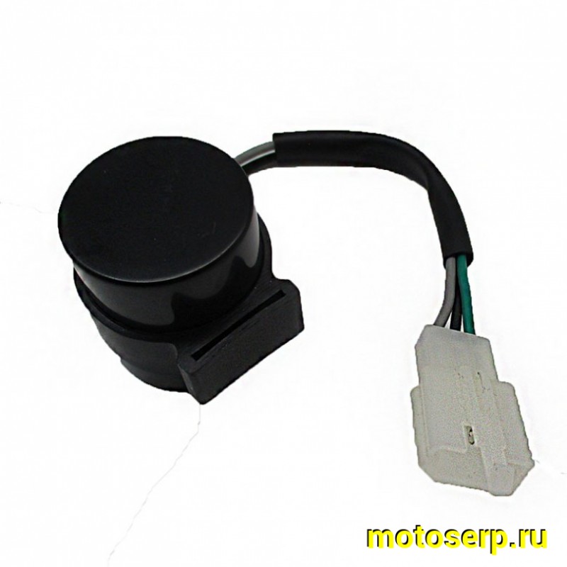 Купить  Реле поворотов 3-х контактное кругл. ATV200cc WARRIOR 200 PRO/ALL ROAD X/TaoTao Warrior 200 LUX (зел -; чёрн +; сер лампа) (ТехМаркет купить с доставкой по Москве и России, цена, технические характеристики, комплектация фото  - motoserp.ru