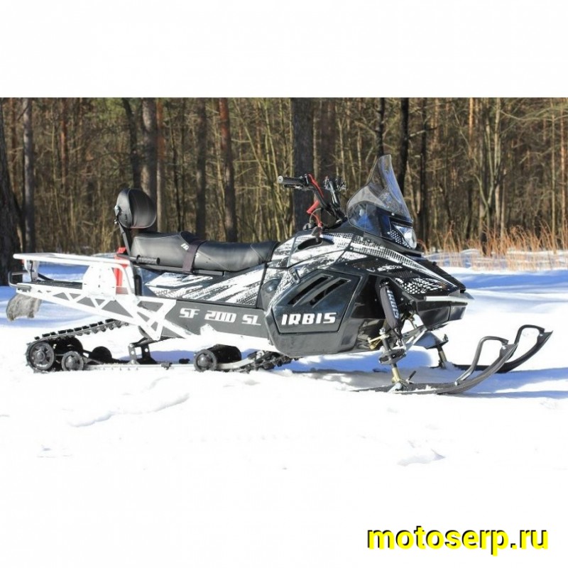 Купить  Снегоход IRBIS SF200SL SuperLong 2024, 200сс 4т, с ПСМ, электростартер, подогрев ручек и руля, маслян. охлаждение  (шт) купить с доставкой по Москве и России, цена, технические характеристики, комплектация фото  - motoserp.ru