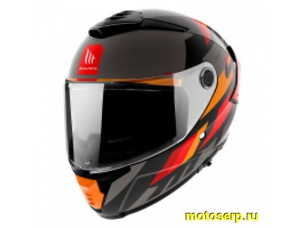 Купить  Шлем закрытый MT Thunder 4 SV ERGO B15 &mdash; глянцевый красный (L) (шт) (LS2 купить с доставкой по Москве и России, цена, технические характеристики, комплектация фото  - motoserp.ru