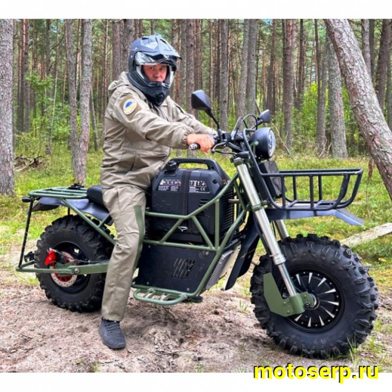 Купить  ====Электромотоцикл BALTMOTORS Bulldog 2x2, 4000W,  запас хода 90 км. гибрид, (съемный генератор + 69900р) (шт) купить с доставкой по Москве и России, цена, технические характеристики, комплектация фото  - motoserp.ru