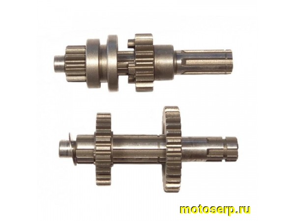 Купить  Коробка передач (вал ведом + вал ведущ) в сб. 139FMB,147FMH,152FMH; ATV50-110, T125 (реверс, 1+1) (ком) (ТАТА 800001053 купить с доставкой по Москве и России, цена, технические характеристики, комплектация фото  - motoserp.ru