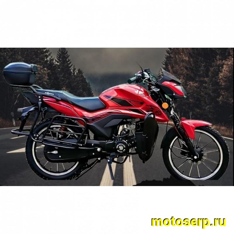 Купить  Мопед Alpha "RS" 50 (+ЦПГ) 17/17", дуги с карм, кофр, диск/бараб, электр.панель (шт) (R3 купить с доставкой по Москве и России, цена, технические характеристики, комплектация фото  - motoserp.ru