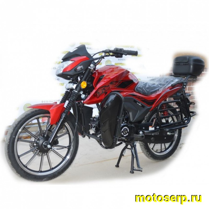 Купить  Мопед Alpha "RS" 50 (+ЦПГ) 17/17", дуги с карм, кофр, диск/бараб, электр.панель (шт) (R3 купить с доставкой по Москве и России, цена, технические характеристики, комплектация фото  - motoserp.ru