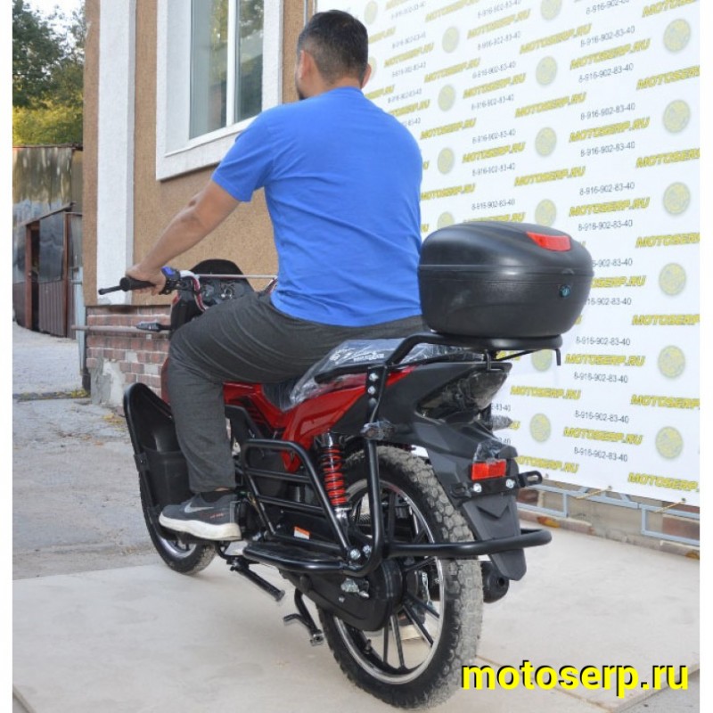 Купить  Мопед Alpha "RS" 50 (+ЦПГ) 17/17", дуги с карм, кофр, диск/бараб, электр.панель (шт) (R3 купить с доставкой по Москве и России, цена, технические характеристики, комплектация фото  - motoserp.ru