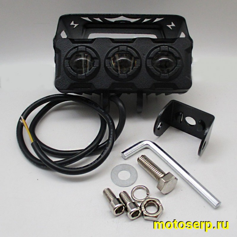 Купить  Фара, Светодиодная оптика прямоугольная, 100‑40mm, 12‑80W, IP67, белый/желтый свет (ANKON 032162 купить с доставкой по Москве и России, цена, технические характеристики, комплектация фото  - motoserp.ru